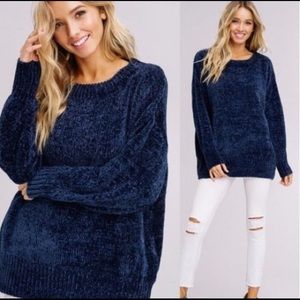 Listicle Chenille Sweater